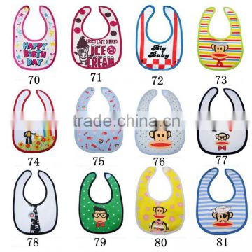 China Alibaba wholesale cotton embroidery baby bandana custom bibs manufacturer