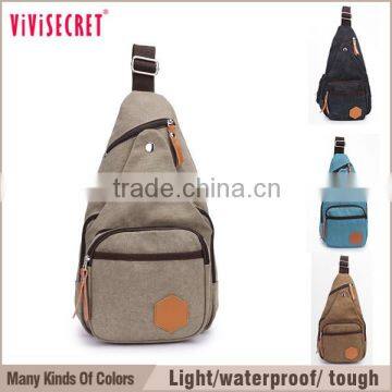 Vivisecret Brand Designer Custom Wholesale Elegant Cute Girl Print Triangle Canvas Fancy Lady' Cross Body Bags photo-3
