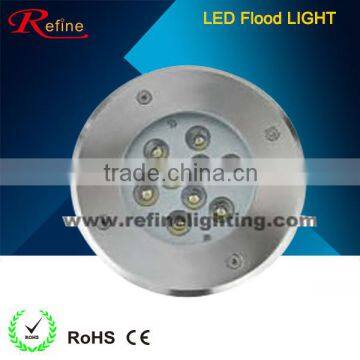 led Outdoor light 9*1W LED Underground Light 9pcs