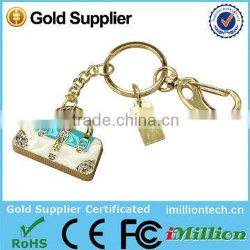 100% Real Capacity Woman Hand Bag/purse Usb Flash Drive 4GB 8GB 16GB 32GB Deisgn Jewellery Crystal Usb Flash Drive Pen Drive photo-3