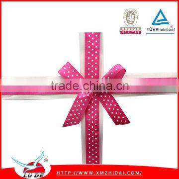 Gift Packing Use Red Pre Tie Hair Satin Ribbon Bow photo-3