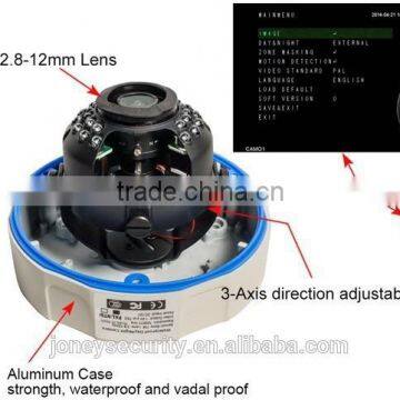 30m IR 2.8-12mm Outdoor CCD Sony IR CCTV Dome Camera photo-2