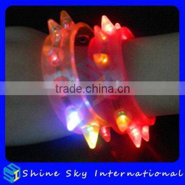 Customized Hot Sell Led Flashing Snap Bracelet