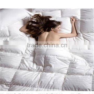 high quality Target Home White Duck Down Comforter, white sateen cotton shell, trade assurance