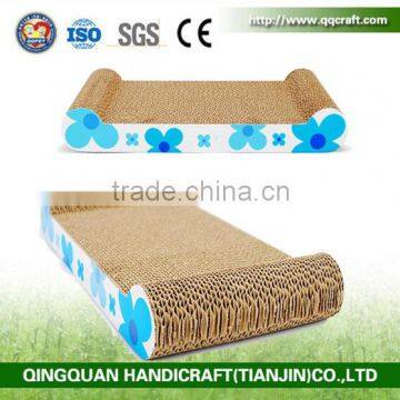 BSCI Pet Factory S Shape High-Grade Corrugated Cardboard Cat Scratcher