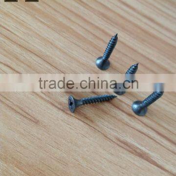 Black/grey/white Fine Thread Plasterboard Screw for Drywall