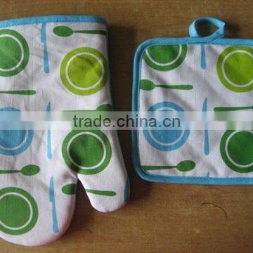 Kitchen Textile Pigment Printing Pot Holder Set Wholesale China Supplier photo-3