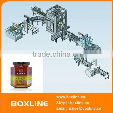 Industrial Parallel Robot Bottles Packing Production Line