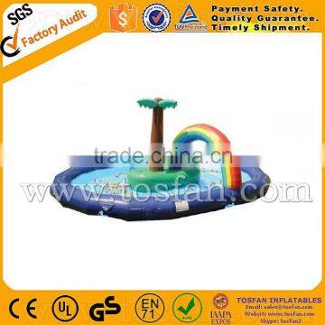 Inflatable water pool rental inflatable palm tree pool float A8014