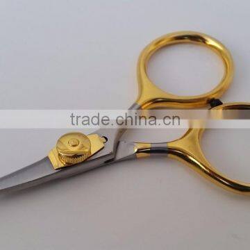 Razor scissors 4" curved blades fly tying curved scissors fly fishing scissors