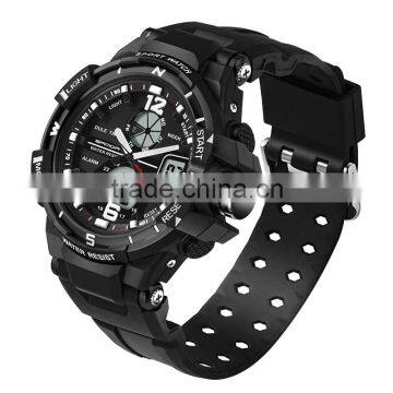 Wholesale high quality double movement watch,quartz movement sport watch for sale