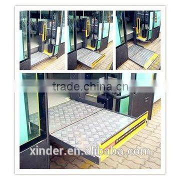 WL-STEP-800 Electric and Hydraulic Wheelchair Lift for Low-floor Bus for painting