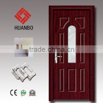 2015 Turkish wood mdf carved door glass wooden doors for kitchen