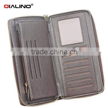 QIALINO New Long Wallet Genuine Leather credit card wallet holder handbag