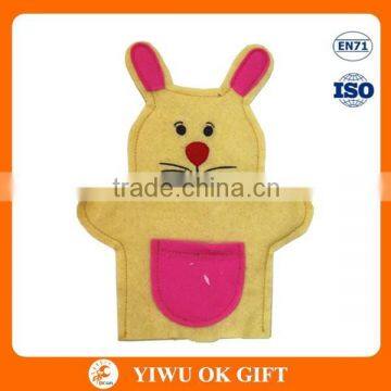 Fat yellow rabbit hand puppet, sock hand puppets, hand puppets for sale