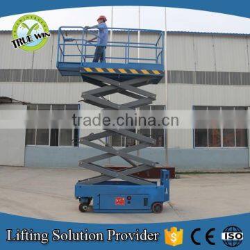 Made in china TRUEWIN used electric scissor lift /self propelled scissor lift