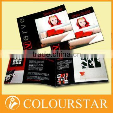 New design 128g Art paper fashion catalogue printing