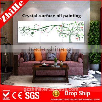 oil painting of room scenery painting with canvas fabric of home decor for bedroom