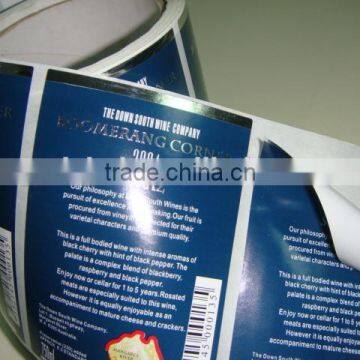 Cheap price hot sale pet roll adhesive sticker printing