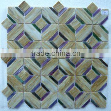 diamond shaped mosaic tile