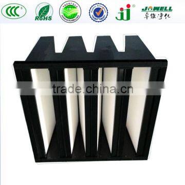EN 799 V bank air filter, HVAC V-bank HEPA filter