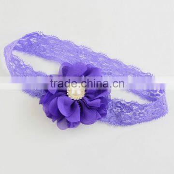 cute diy knit headband yiwu hair accessories with rhinestone