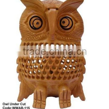 wooden owl