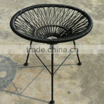 Garden Round rattan coffee table for outdoor