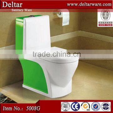 Professional Chaozhou Toilet Factory,Color Toilet Price S-trap 250 300mm,One Piece Toilet WC photo-3