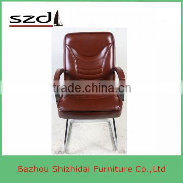 China Office Counter Design Leather Chairs without Wheel SD-5307V