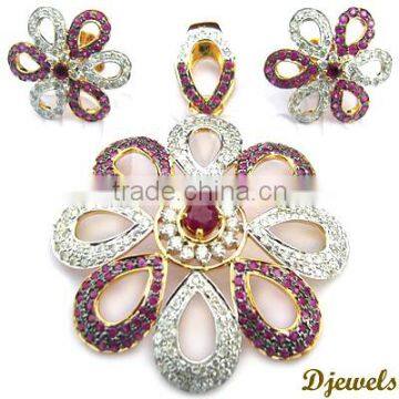 Diamond Pendant Sets, Bridal Pendants Sets, Engagement Jewelry