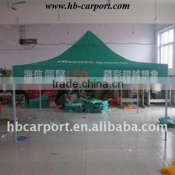 steel folding tent