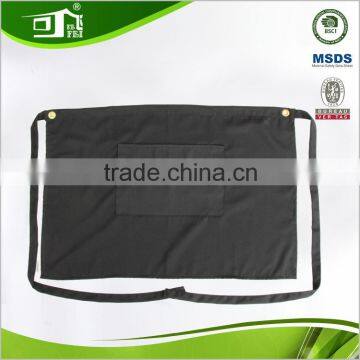 Trade Assurance Poly and Cotton Embroidery Black Waist Apron