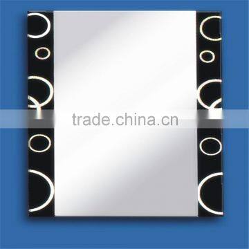 decorative beveled edge wall mirror