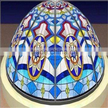 Stained Glass Interior Ceiling Domes photo-2