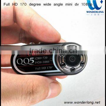 Mini camera QQ5 Full HD 12MP 170' Ultra-Wide Angle Motion Detector Infrared Mini DV Camera mini camera