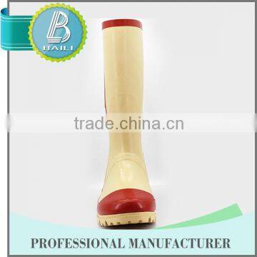 New Products Environmental Waterproof Chicken Printed Rubber Rain Boots