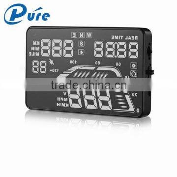 Hot Sale HUD Head Up Display Plug ang Play HUD Speed Alarm HUD Head Up Display