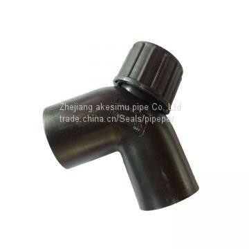 Elbow  88.5Deg with clean out   hdpe pipe fittings