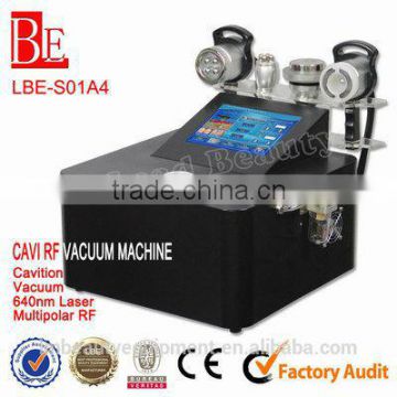 portable ultrasound cavitation RF vacuum therapy machine for body slim