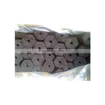 Hexagon charcoal for BBQ