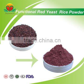 Manufacture Supply Functional Red Yeast Rice Powder