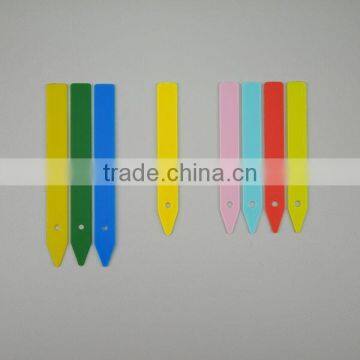 4 Inch Yellow Gardening Plastic Plant Tag Plant Label Growing Marker