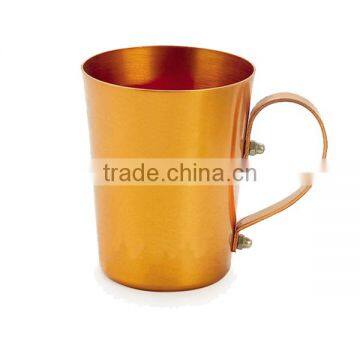 Wholesale drinking cup with handles metal cup