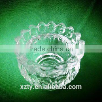 100 ml Lotus Lotus Lotus Shaped Recycled Crystal Wax Empty Container Decorative Candle Holder