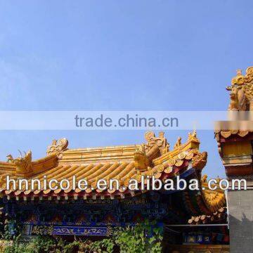 Chinese antique style ceramic pagoda roof decoration