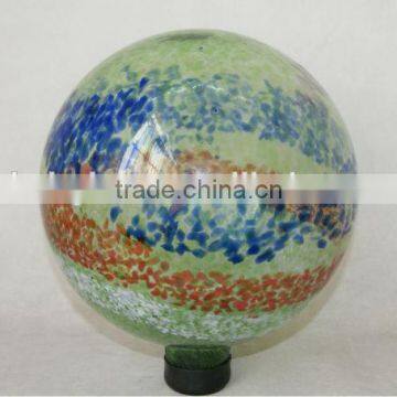 10" hand blown garden gazing ball