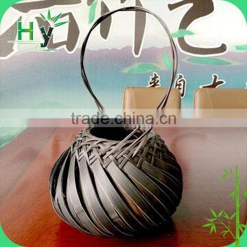 Natural bamboo,Bamboo Material and Eco-Friendly Feature bamboo flowers basket