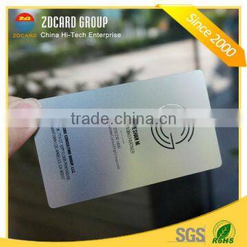 Customized quality products CR80 business vip metal card