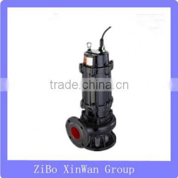 WQ series 15hp 100m3/h Widely Used non-clog sewage submersible pump mechanical seal for submersible sewage pump